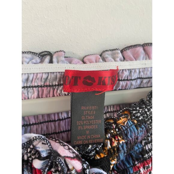 Hot Kiss Women's Floral Crop Top. Size Medium - Picture 7 of 7